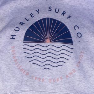 hurley gray hoodie